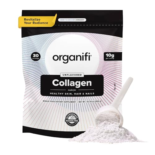 Organifi Collagen Powder - Fuller Hair, Stronger Nails, and Radiant Skin - Replenish OrganifiUS supplements