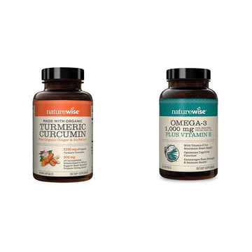 NatureWise Curcumin Turmeric 2250mg 95% Curcuminoids & BioPerine Black Pepper NatureWiseUS supplements
