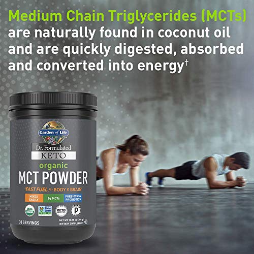 Garden of Life Dr. Formulated Keto Organic MCT Powder - 30 Servings, 6g MCTs Garden of LifeAu supplements