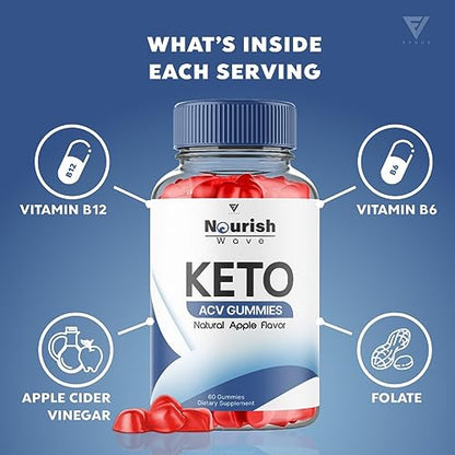 Nourish Wave Keto ACV Gummies Advanced Weight Loss Ketogenic AVC Apple Cider FyvusUS supplements