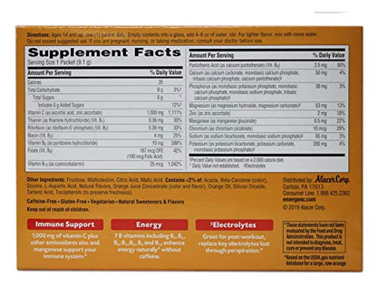 Emergen-C Super Orange Vitamin C - 30 Count (Pack of 4) (Packaging may vary) Emergen-CUS supplements