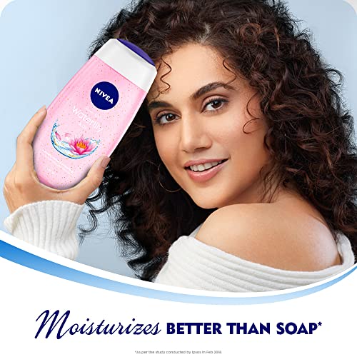 Nivea Bath Shower Water Lily Oil, 250 ML, Moisturizing Skin Cleanser with Oil Pearls and Water Lily Fragrance NIVEAAu supplements