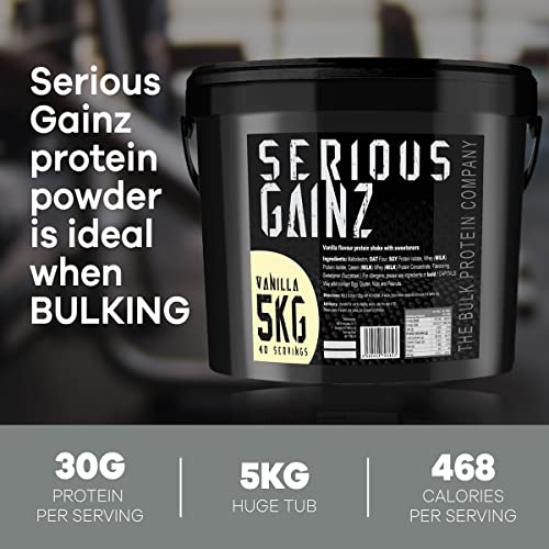 The Bulk Protein Company, SERIOUS GAINZ - Whey Protein Powder - Weight Gain, Mass Gainer The Bulk Protein CompanyAu supplements