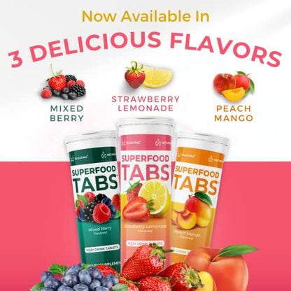Superfood Tabs Detox Cleanse Drink - Fizzy Nutrition Supplement for Women and Men skinnytabsUS supplements