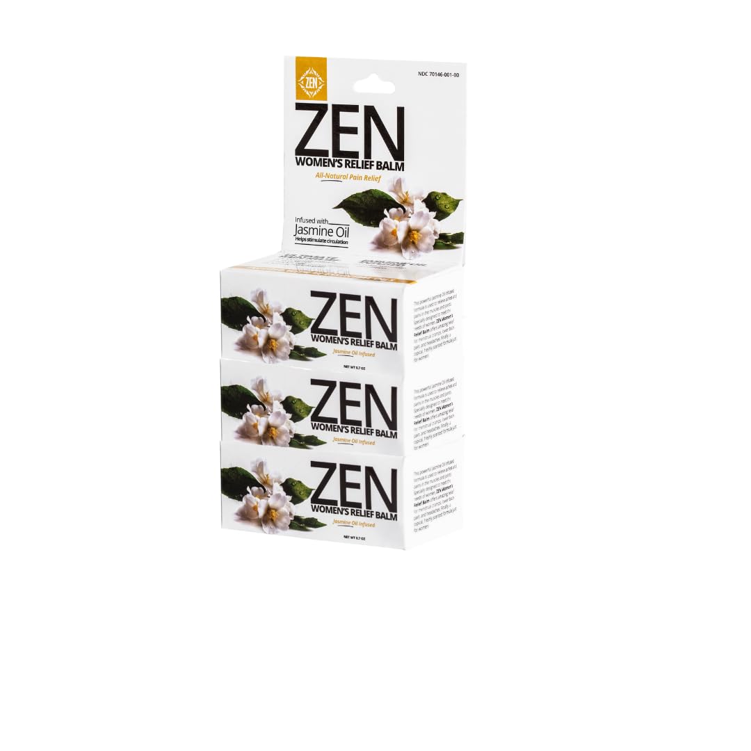 ZEN Women’s Relief Balm – Plant-Based Topical Balm Infused with Jasmine Oil – Cooling Botanical Blend – 0.7 oz – #TrustedByLegends ZENAu supplements