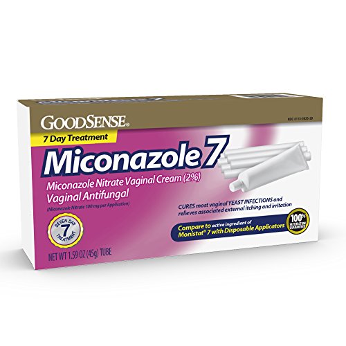 GoodSense Miconazole 7, Miconazole Nitrate Vaginal Cream (2 Percent), Vaginal Antifungal, 7-Day Treatment GoodSenseAu supplements