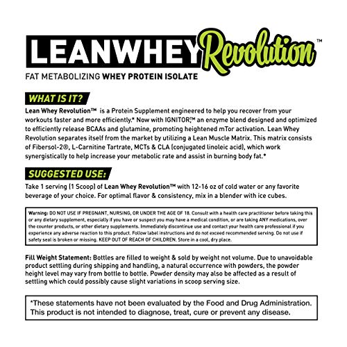 Musclesport Lean Whey Revolution™ Protein Powder - Whey Protein Isolate MusclesportUS supplements