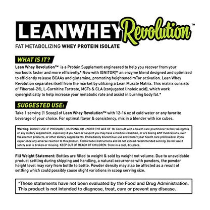 Musclesport Lean Whey Revolution™ Protein Powder - Whey Protein Isolate MusclesportUS supplements