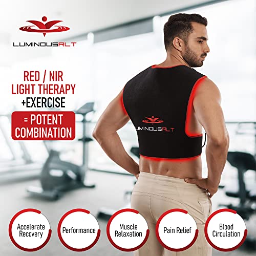 LuminousRLT Red Light Therapy Pad, Adjustable Infrared Light Therapy Back Wrap LUMINOUSRLTAu supplements