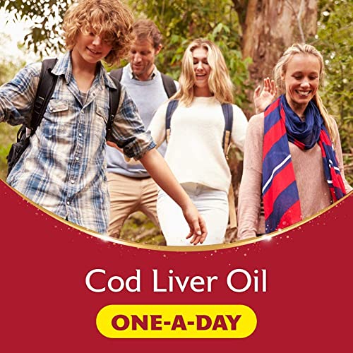 Seven Seas Cod Liver Oil Tablets With Omega-3, Fish Oil, One A Day, 4 Months Supply Seven SeasUS supplements