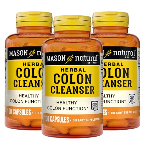 MASON NATURAL Colon Herbal Cleanser, Dietary Supplement Supports Digestive Health MASON NATURALAu supplements