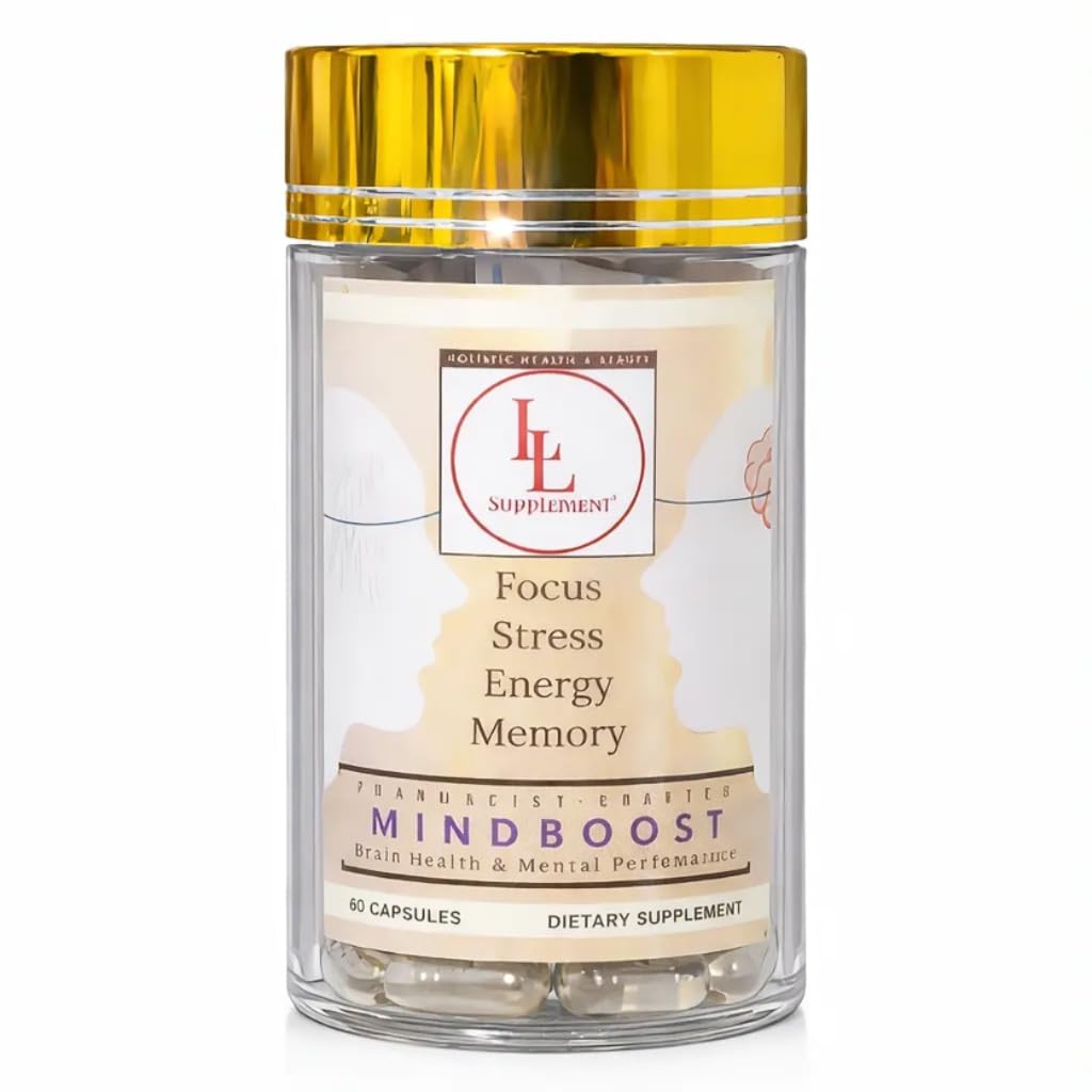 LL Supplement MindBoost Nootropic Brain & Focus Supplement – Lion’s Mane, B Vitamins & Alpha Lipoic Acid – Pharmacist Formulated – Gold Cap Edition – 60 Capsules L & L SupplementAu supplements