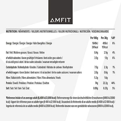 Amazon Brand - Amfit Nutrition Whey Protein Powder, Chocolate Flavour, 33 Servings, 1 kg Amfit NutritionUS supplements