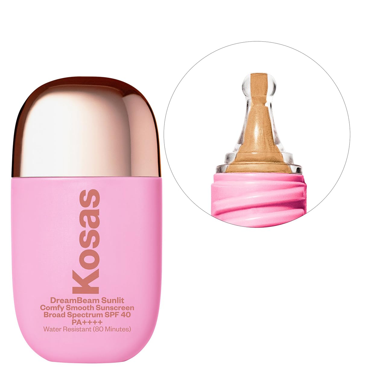 Kosas DreamBeam SPF 40 Mineral Sunscreen for Face + Makeup Prep – Lightweight Hydrating Sun Protection, 40 ml KosasAu supplements