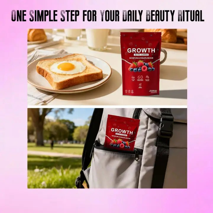 BDQBDQ Lumin Hair Growth Gummies, Infused with Biotin, Vitamins, and Botanical Extracts to Support Healthy Hair Growth and Strength BDQBDQAu supplements
