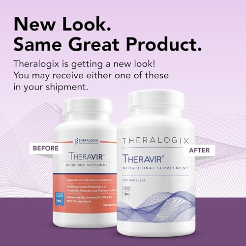 Theralogix Theravir Immune Support Supplement - 90-Day Supply - Immune Support Sup TheralogixUS supplements