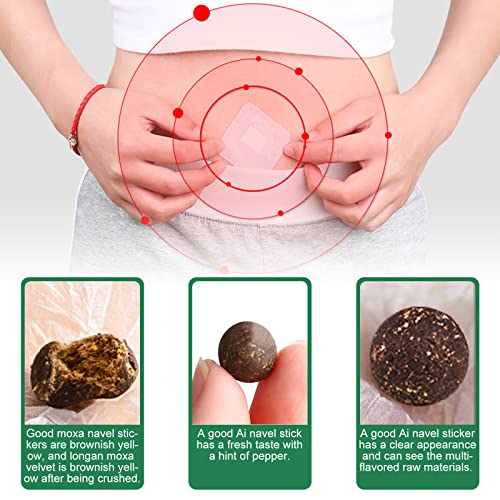 Mugwort Stickers, 40PCs Mugwort Navel Stickers - Parches para Bajar de Peso Rapido ALIVOAu supplements