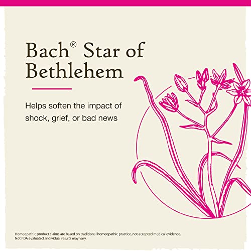 Bach Original Flower Remedies, Star of Bethlehem for Grief and Shock (Non-Alcohol Formula) BachAu supplements