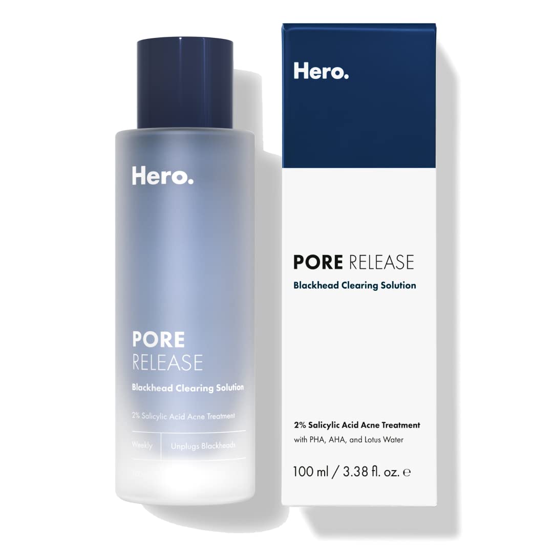 Hero Cosmetics Pore Release Blackhead Clearing Solution - Exfoliating Toner Featuring BHA HERO COSMETICSUS supplements