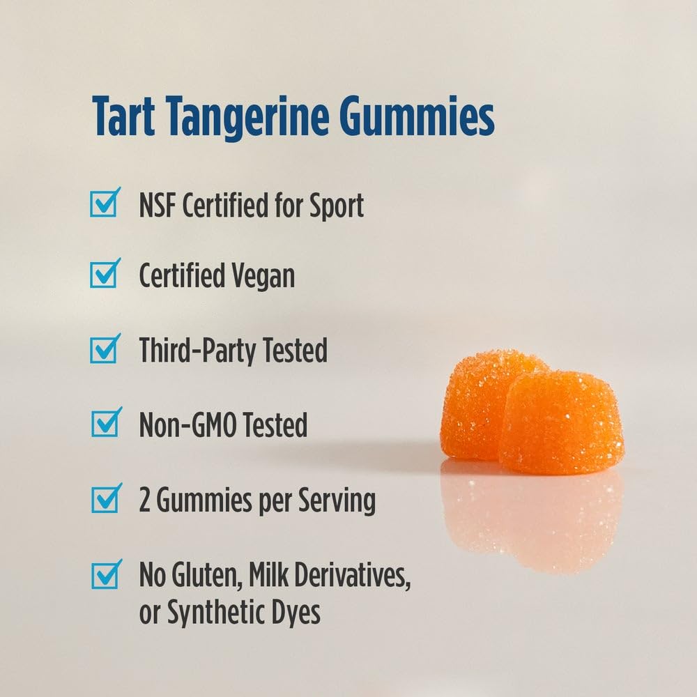 Nordic Naturals Vitamin C Gummies Sport, Tart Tangerine - 120 Gummies - 250 mg Vitamin C - Antioxidant Protection - NSF Certified - Non-GMO, Vegan - 60 Servings Nordic NaturalsAu supplements