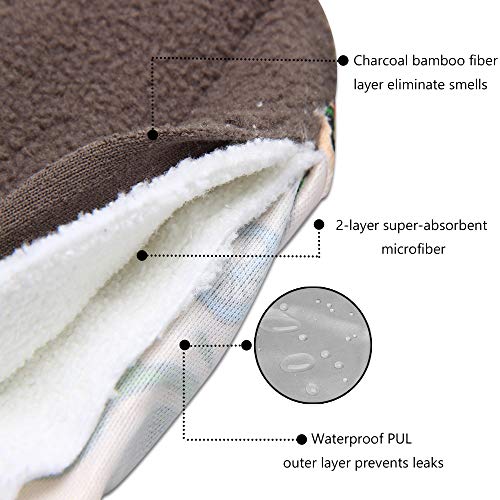 Teamoy 10pcs Cloth Panty Liners, Reusable Sanitary Pads with Wet Bag, Washable Cloth Menstrual Pads TeamoyAu supplements