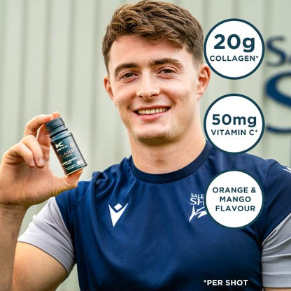Kinetica Collagen with Turmeric (12-Pack) 20g Collagen & 50mg Vitamin C. Orange & Mango Flavour KineticaUS supplements