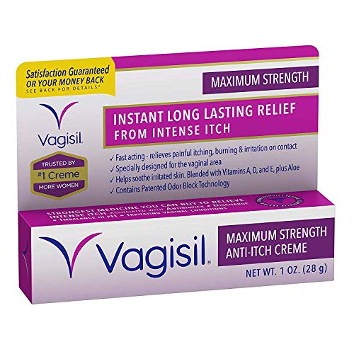 Vagisil Maximum Strength Anti-Itch Creme 1 oz Pack of 3) VagisilAu supplements