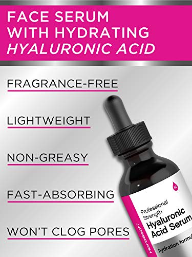 Hyaluronic Acid Serum For Face | 2 oz | Paraben & SLS Free Moisturizer | by Horbaach HorbäachAu supplements