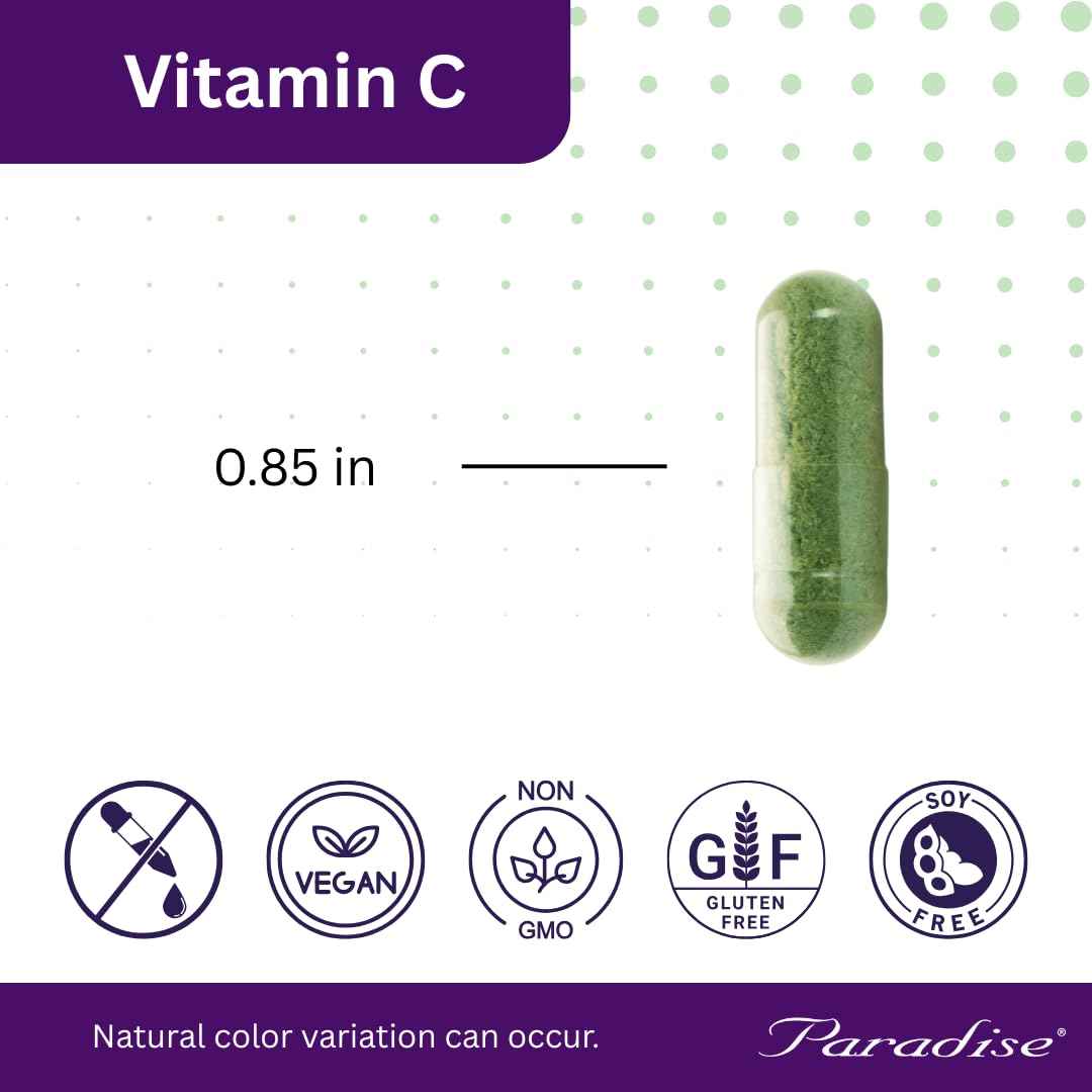Paradise Herbs Earth's Blend Vitamin C with Nature's C and Adaptogens, Superfoods Base of Probiotics & Organic Alkalizing Greens, 90 Vegetarian Capsules Paradise HerbsAu supplements