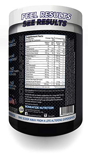 Boneafide Preworkout (Blue Hawaiian) Boneafide NutritionAu supplements