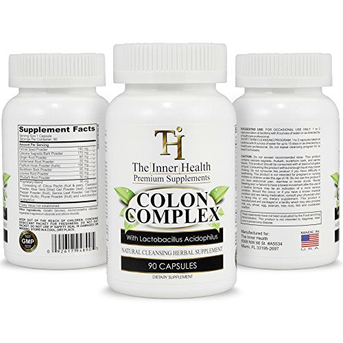 The Inner Health Colon & Gut Cleanse Detox Formula - Supporting Gut Health, Purification The Inner HealthUS supplements