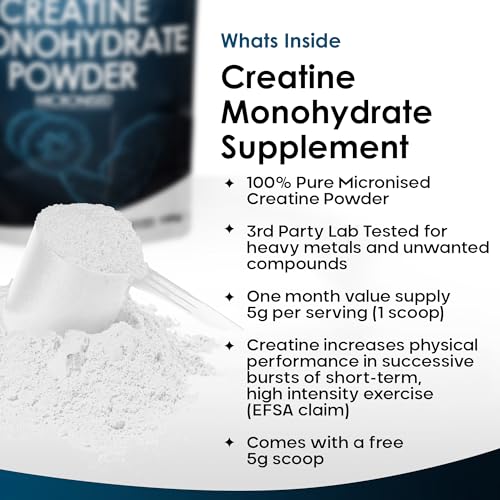 Creatine Monohydrate Powder 100% Pure Micronized Creatine - 150g Increased Absorption NEW LEAF PRODUCTSUS supplements