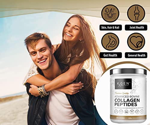 K-GEN Bovine Collagen Powder with Premium Quality Ingredients – Pure Hydrolysed Grass-Fed Bovine Collagen K GEN ketogenic enhancementUS supplements