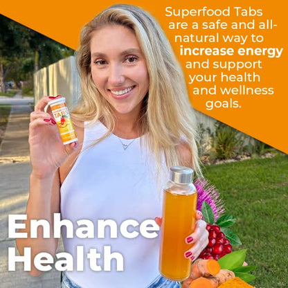 skinnytabs Superfood Tabs Detox Cleanse Drink - Fizzy Nutrition Supplement skinnytabsUS supplements