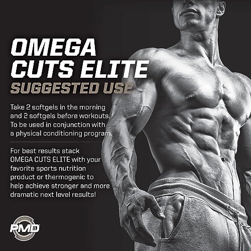 PMD Sports Omega Cuts Elite Fat Loss-Muscle Defining Formula - Omega Fatty Acids PMDAu supplements