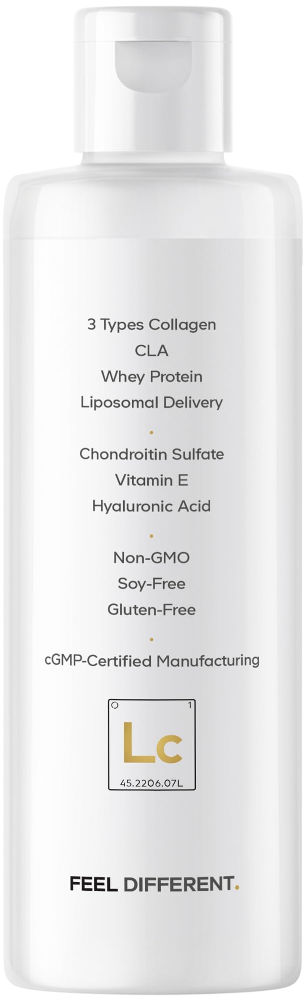 Codeage Liquid Collagen Supplement Vanilla Flavor, Beauty Trim & Glow Liposomal Collagen Peptides, CLA Conjugated Linoleic Acid, Hyaluronic Acid, Vitamin E, Hydrolyzed, Non-GMO, 15.22 fl oz CodeageAu supplements
