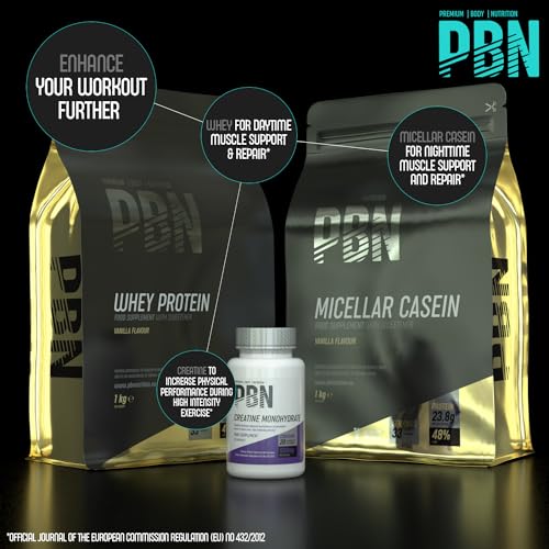 PBN - Premium Body Nutrition Micellar Casein Vanilla 1kg Pouch Premium Body NutritionAu supplements