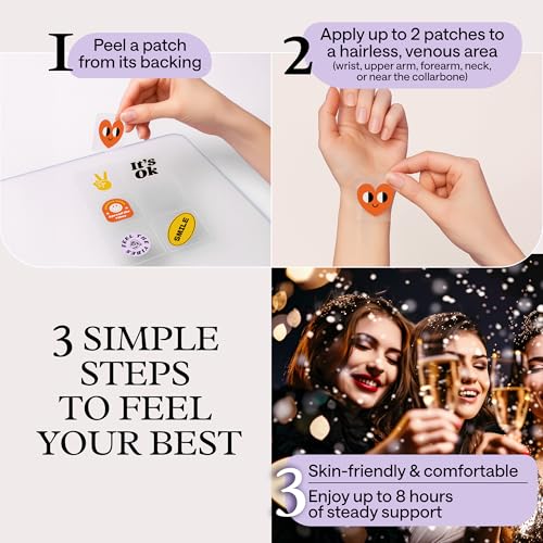Recovery Patches for Men & Women – Grey Pack Morning Relief After Parties, Drinking & Nights Out – With B-Complex, Vitamins A C D E, Glutathione, Boswellia & Herbal Antioxidants – 30 Patches WONDER FAMILYAu supplements