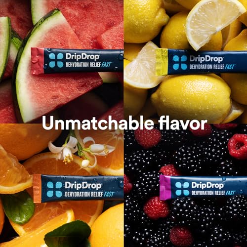 DripDrop Hydration - Electrolyte Powder Packets - Watermelon, Berry, Orange, Lemon DripDropUS supplements