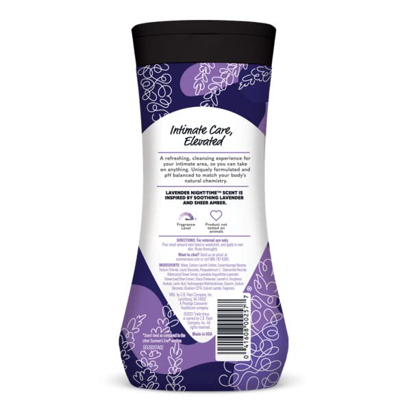 Summer's Eve Night-Time Cleansing Wash, Lavender, 12 Fl Oz (Pack of 3) Summer's EveAu supplements