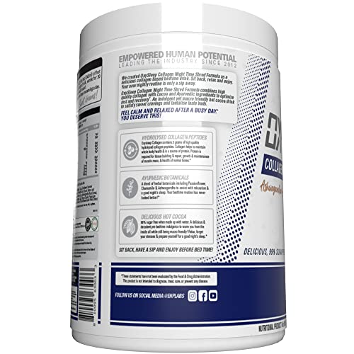 EHP Labs OxySleep Collagen Peptides Powder Night Time Shred - Promotes Deep Sleep EHP LabsUS supplements