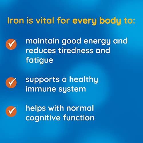 Spatone Natural Liquid Iron Supplement, Apple Flavour With Vitamin C (28 Sachets) SpatoneUS supplements