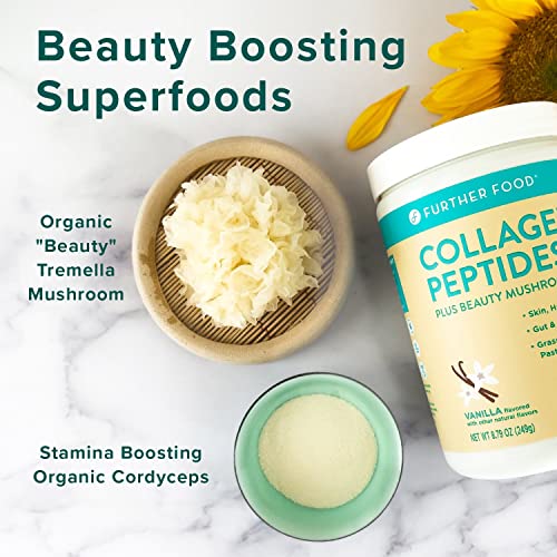 Further Food Best Collagen Peptides Powder Vanilla Flavored Keto Grass-Fed Collagen Further FoodAu supplements