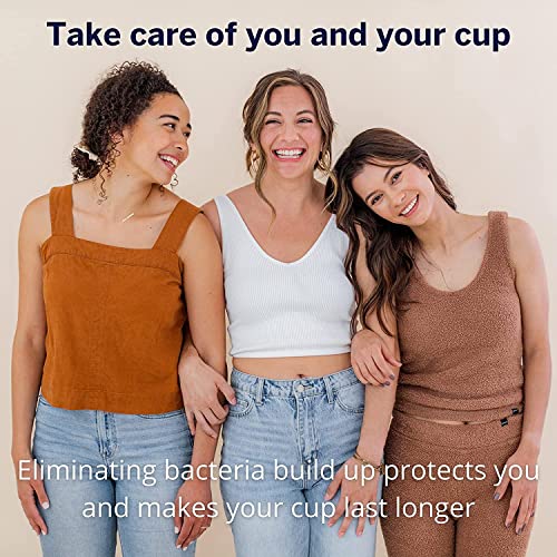 Pixie Menstrual Cup & Disc Steamer Sterilizer - Ranked 1 for The Best Steamer - Kills 99.9% of Germs Pixie CupAu supplements