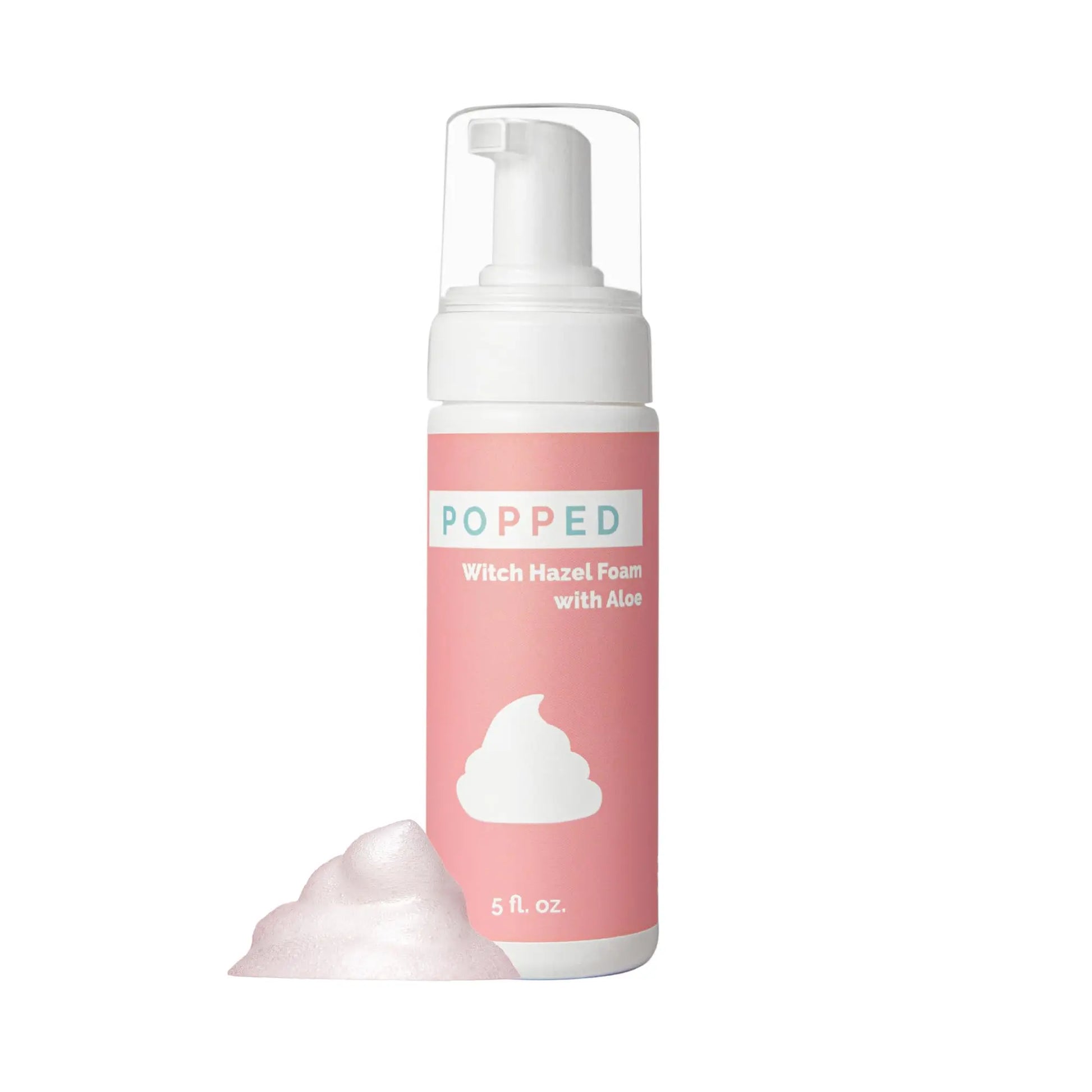 POPPED Witch Hazel Foam with Aloe (5 fl oz) | Perineal Healing Foam for Postpartum Care | Relieves Pain, Hemorrhoids, and Swelling After Birth | Postpartum Essential POPPEDAu supplements
