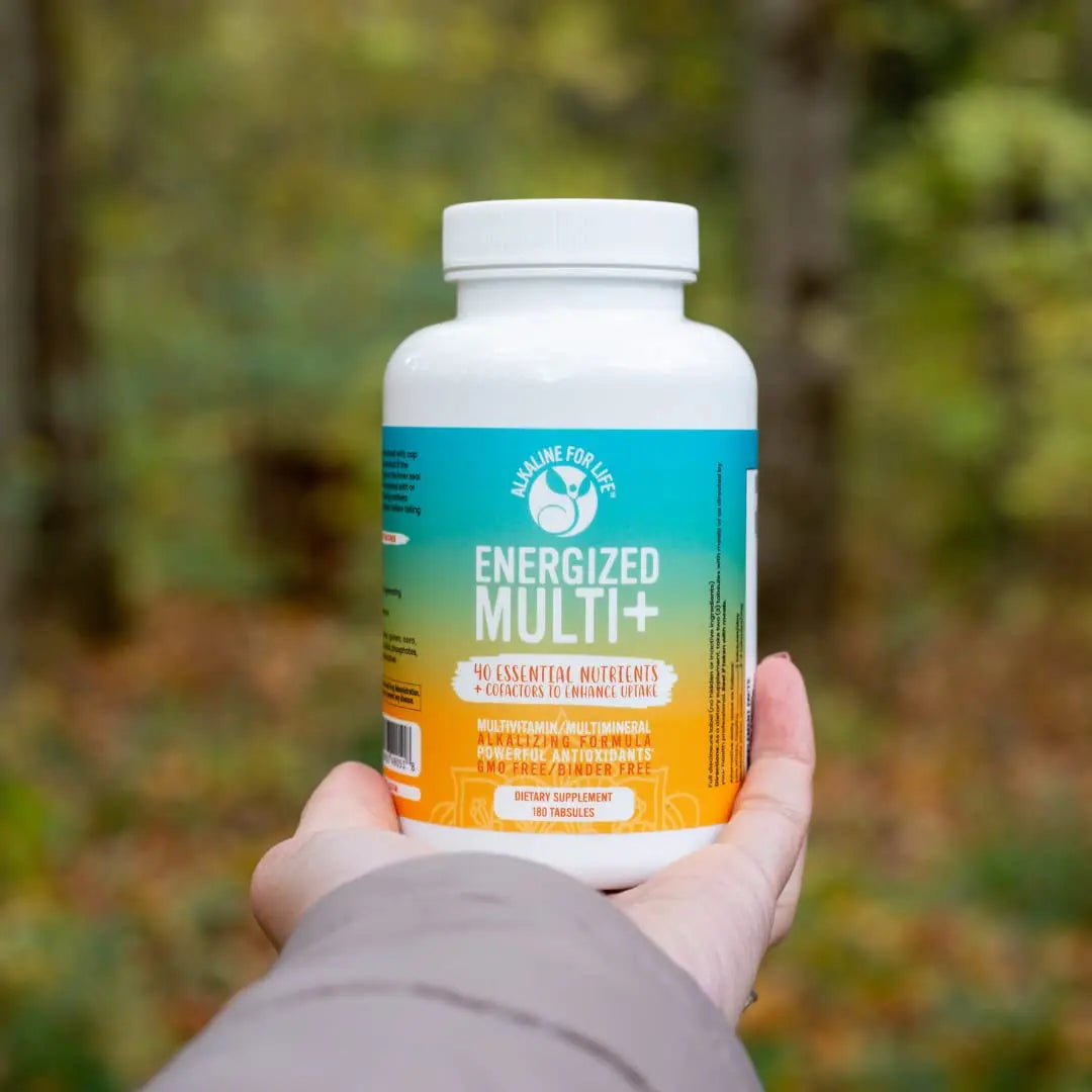 Energized Multi - Potent Multivitamin with 40 Fully Bioavailable Nutrients B Complex Vitamins, Vitamin D, Vitamin C, Vitamin K, Zinc, Quercetin Alkaline for LifeAu supplements