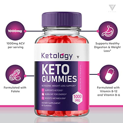 Ketology Keto ACV Gummies Advanced Weight Loss Ketosis Supplement, Ketology Keto FyvusUS supplements