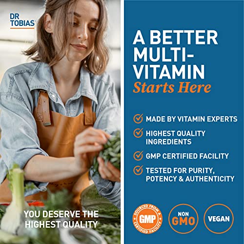 Dr. Tobias Adult Multivitamin for Women & Men, Energy & Immune Support from 42 Fruits Dr. TobiasUS supplements