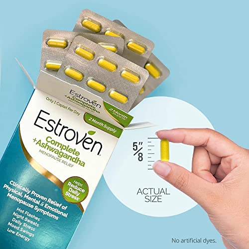 Estroven Complete + Ashwagandha Multi-Symptom Menopause Supplement for Women EstrovenUS supplements