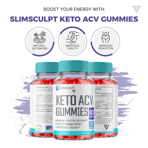 Slimsculpt Keto ACV Gummies Advanced Weight Loss, Slim Sculpt Keto + ACV Apple Cider FyvusUS supplements
